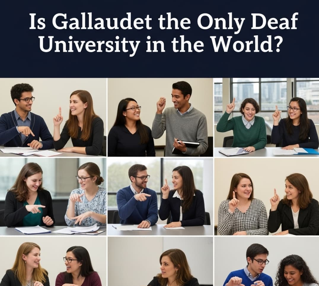 Is Gallaudet the Only Deaf University in the World? Not Really. A Comprehensive Overview